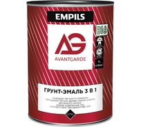 Грунт - эмаль Avantgarde глянцевая, красно-коричневая RAL 8015, 0.75 л, 0.9 кг 80501