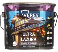 Декоративная пропитка для дерева Veres Верес Ультра Лазура №29 VU-32, полуглянцевая, 2,7 л, калужница 281415