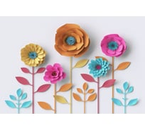 Обои Антимаркер Milan Невероятные цветы 300x200 см M7003