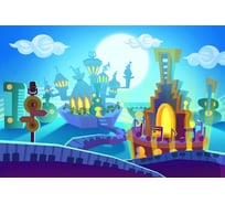 Обои Антимаркер Milan Музыкальный город 300x200 см M7020