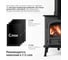Эмаль термостойкая KUDO PROFF матовая черная RAL 9005 до 1200С 0,8 кг KUB-5001-08 11