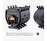 Эмаль термостойкая KUDO PROFF матовая серая RAL 7040 до 500С 0,4 кг KUB-5002-04 7
