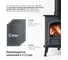 Эмаль термостойкая KUDO PROFF матовая графитово-серая RAL 7024 до 500С 0,8 кг KUB-5005-08 10