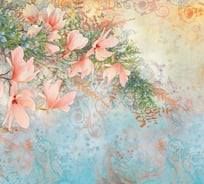 Обои Антимаркер Milan Веточка магнолии, 300x270 см M 3120