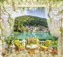 Обои Антимаркер Milan Чудесный вид, 300x270 см M 3132