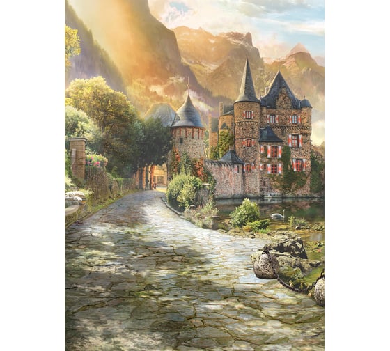 Обои Антимаркер Milan Дорога к замку, 200x270 см M 2123 1