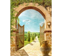 Обои Антимаркер Milan Оливковый сад, 200x270 см M 2116