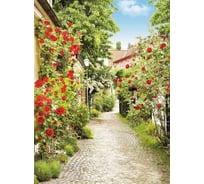 Обои Антимаркер Milan Цветочная улочка, 200x270 см M 204