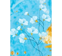 Обои Антимаркер Milan Золото на голубом, 200x270 см M 2107