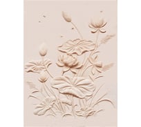 Обои Антимаркер Milan Барельеф цветы, 200x270 см M 2108