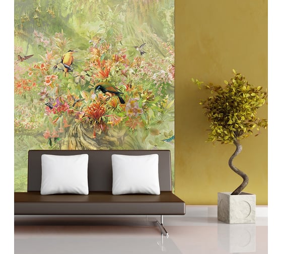 Обои Антимаркер Milan Райская птичка, 200x270 см M 268