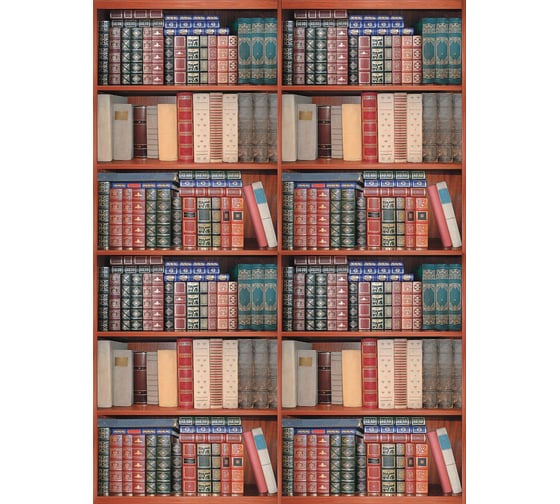 Обои Антимаркер Milan Книжный шкаф, 200x270 см M 229 1