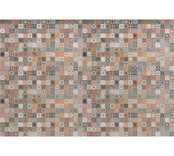 Обои Антимаркер Milan Терракотовая мозаика, 400x270 см M 447 1