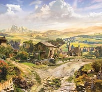 Обои Антимаркер Milan У дороги, 300x270 см M 395