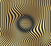 Обои Антимаркер Milan 3D волна, 300x270 см M 364