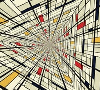 Обои Антимаркер Milan Калейдоскоп, 300x270 см M 363