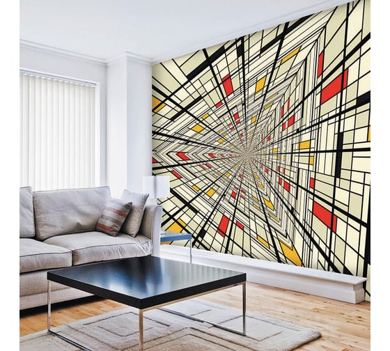 Обои Антимаркер Milan Калейдоскоп, 300x270 см M 363