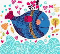 Обои Антимаркер Milan Кит мечты, 300x270 см M 345