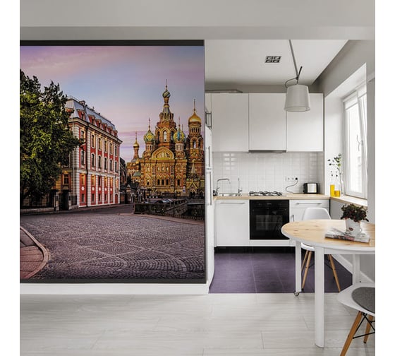 Обои Антимаркер Milan Петербуржская улочка, 300x270 см M 352