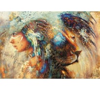 Обои Антимаркер Milan Женщина-лев, 400x270 см M 403