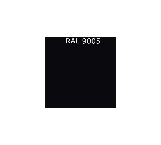 Порошковая краска Iconic RAL 9005 (Черный янтарь), полиэфирная, супер матовая, гладкая, 25 кг R-0858 9005 PE SUPERMAT