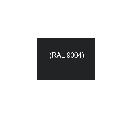 Порошковая краска Iconic RAL 9004 (Сигнальный черный), полиэфирная, гладкая, глянцевая, 25 кг R-0176 9004 PE