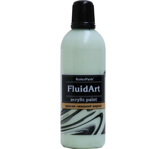 Краска декоративная Palizh Koler Park Fluid Art жидкий акрил яблочный 80 мл 8 КР.3157-0,08 11607068