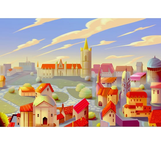 Обои Антимаркер Milan Город игрушек 400x270 см М4014