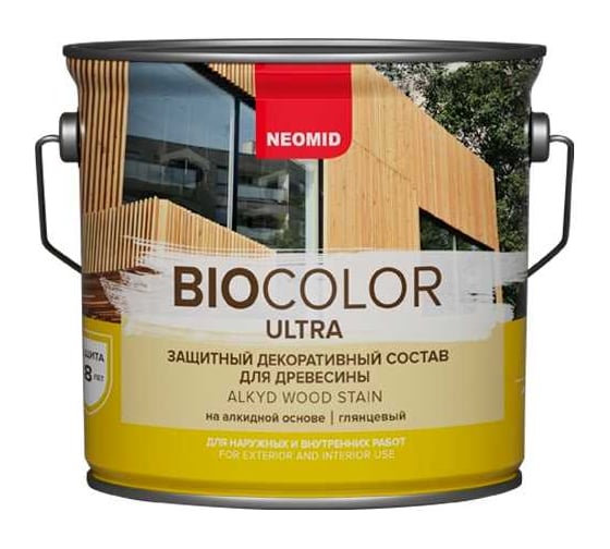 Пропитка Neomid BIO COLOR ULTRA Сосна (0.9л) Н -ULTRA-0,9/сосна