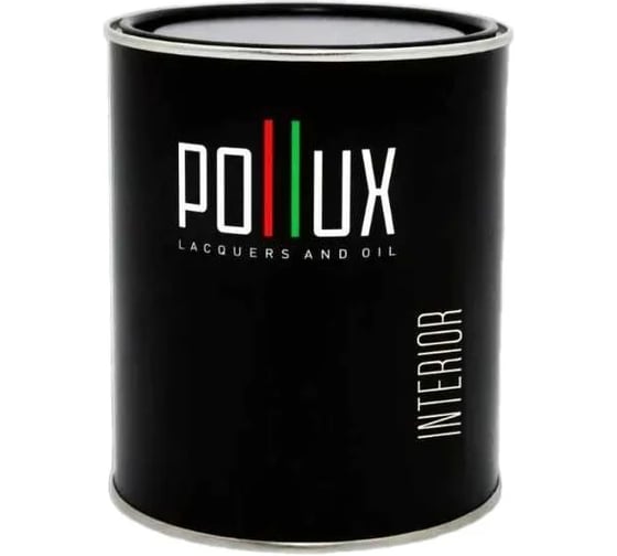 Краска моющаяся интерьерная для стен и потолков Pollux INTERIOR без запаха, быстросохнущая, акриловая, матовое покрытие, цвет NCS S 4550-Y70R, 1л INT-NCS-S-4550-Y70R-1L
