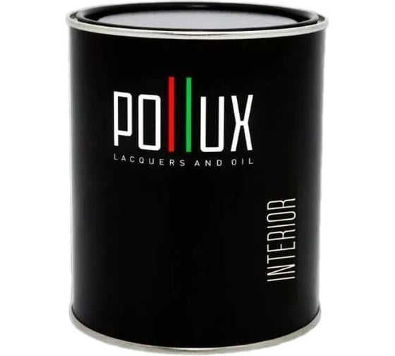 Краска моющаяся интерьерная для стен и потолков Pollux INTERIOR без запаха, быстросохнущая, акриловая, матовое покрытие, цвет NCS S 0505-G, 5л INT-NCS-S-0505-G-5L