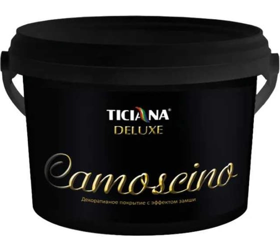 Декоративное структурное матовое покрытие с эффектом замши Ticiana DeLuxe (0.9 л) 4300017786