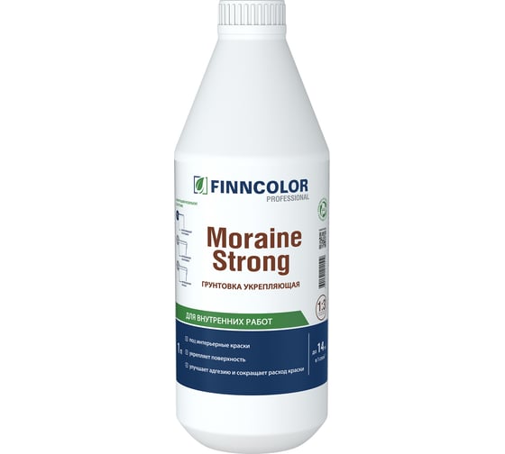Грунтовка укрепляющая Finncolor MORAINE STRONG 1л 700014417