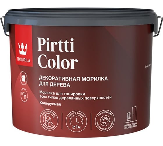 Морилка Tikkurila PIRTTI COLOR EP 9л 700014241