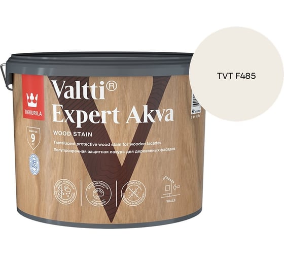 Антисептик Tikkurila VALTTI EXPERT AKVA EP 9л 700009575_TVT F485