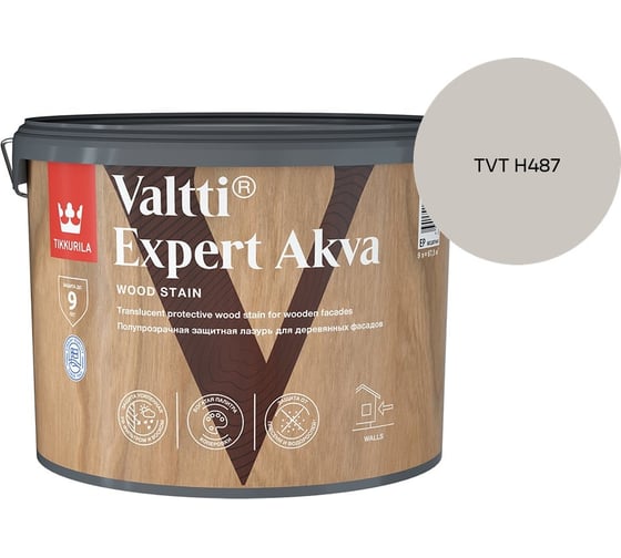 Антисептик Tikkurila VALTTI EXPERT AKVA EP 9л 700009575_TVT H487 1