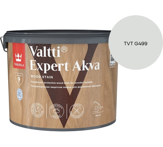 Антисептик Tikkurila VALTTI EXPERT AKVA EP 9л 700009575_TVT G499 1