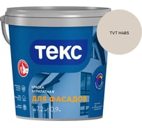 Краска акрилатная для фасадов Текс A 0,9 л 700014557_TVT H485