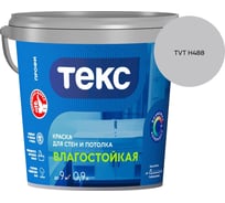 Краска для стен и потолка Текс влагостойкая/профи A 0,9л 700000407_TVT H488