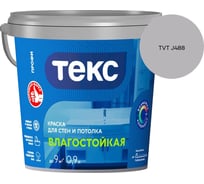 Краска для стен и потолка Текс влагостойкая/профи A 0,9л 700000407_TVT J488