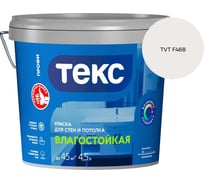 Краска для стен и потолка Текс влагостойкая/профи A 4,5л 700000415_TVT F468
