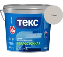 Краска для стен и потолка Текс влагостойкая/профи A 4,5л 700000415_TVT H487