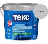 Краска для стен и потолка Текс влагостойкая/профи A 4,5л 700000415_TVT H488