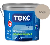 Краска для стен и потолка Текс влагостойкая/профи A 4,5л 700000415_TVT V484