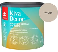 Лак акрилатный Tikkurila KIVA DECOR EP полуматовый 2,7л 700014238_TVT J484