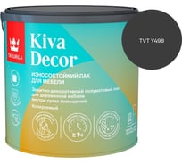 Лак акрилатный Tikkurila KIVA DECOR EP полуматовый 2,7л 700014238_TVT Y498