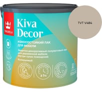 Лак акрилатный Tikkurila KIVA DECOR EP полуматовый 2,7л 700014238_TVT V484