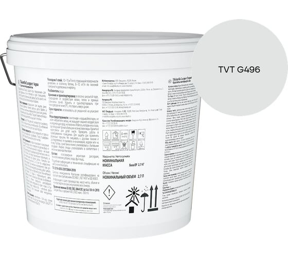Лак интерьерный Tikkurila LACQUER AQUA EP матовый 2,7л 700001138_TVT G496