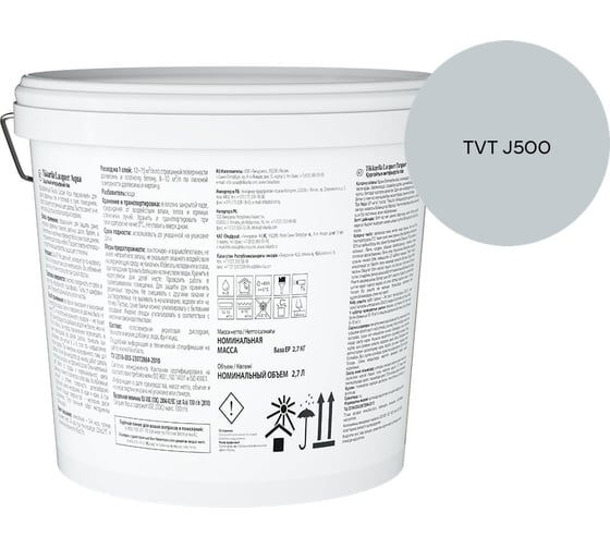 Лак интерьерный Tikkurila LACQUER AQUA EP матовый 2,7л 700001138_TVT J500