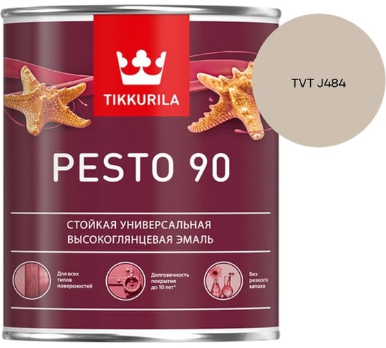 Эмаль Tikkurila PESTO 90 A в/гл 0,9л 700001076_TVT J484
